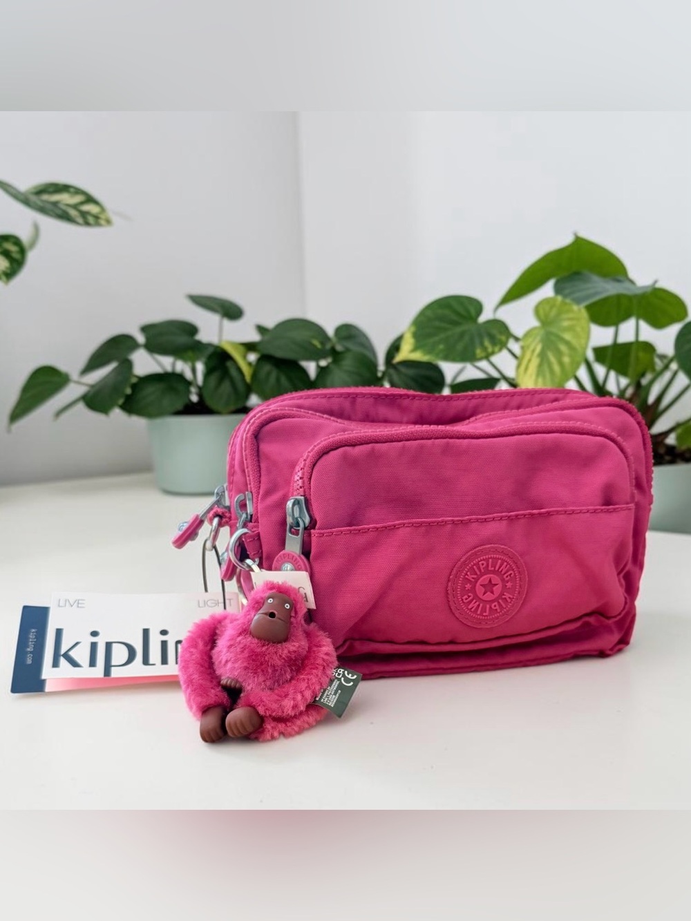 Kipling Merryl Convertible Crossbody Bag Purple Wine